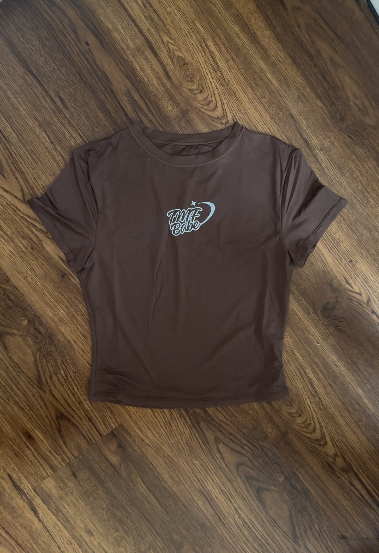 TMF Babe Fitted Crop Tee